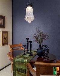 Giấy dán tường Nhật Bản giả vải màu xanh  P007_02_6277_6440