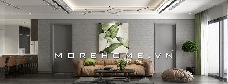 Mẫu thiết kế phòng khách chung cư hiện đại ấn tượng mang đến sự sang trọng tiện nghi cho không gian sống của gia đình.