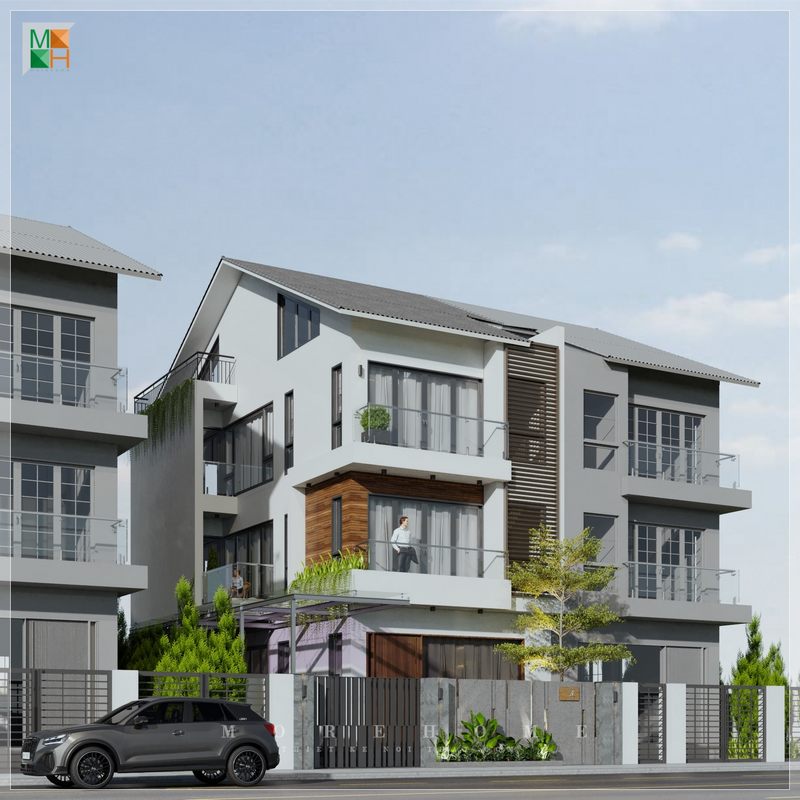 Thêm những cây xanh cho không gian sống mang tới sự mát mẻ trong lành, dễ chịu, bầu không khí sạch sẽ thoáng mát.