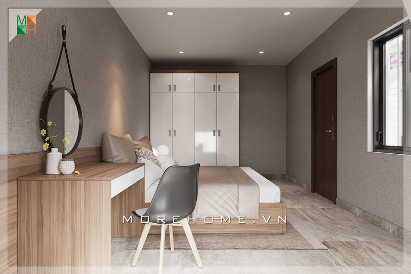 Một trong những mẫu gương thông dụng được sử dụng nhiều trong các không gian khác nhau của ngôi nhà, dễ dàng di dời là gương treo tròn dây da.