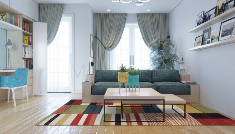 .
Chọn ánh sáng tự nhiên cho phòng khách bằng kính cường lực sẽ giúp tạo ra một cảm giác thoáng đãng và cân bằng hài hoà trong không gian sống.